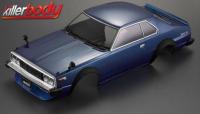 Carrosserie - 1/10 Touring / Drift - 195mm  - Finie - Box - 1977 Skyline Hardtop 2000 GT-ES - Bleu