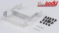Body Parts - 1/10 Accessory - Scale - Installation Mounting Stainless Steel for 1/10 Toyota Land Cruiser 70 on Traxxas TRX-4 chassis