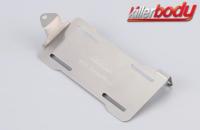 Option Part - Traxxas TRX-4 - Battery Holder Stainless Steel (Rear battery)