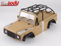 Body - 1/10 Crawler - Traxxas TRX-4 - Scale - Finished - Box - Marauder II - Military Sand