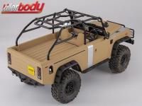 Body - 1/10 Crawler - Traxxas TRX-4 - Scale - Finished - Box - Marauder II - Military Sand