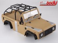 Body - 1/10 Crawler - Axial SCX10, SCX10II - Finished - Box - Marauder II - Military Sand