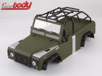 Body - 1/10 Crawler - Traxxas TRX-4 - Scale - Finished - Box - Marauder II - Military Green