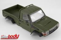 Carrosserie - 1/10 Crawler - Traxxas TRX-4 - Scale - Finie - Box - Toyota Land Cruiser 70 - Military Green