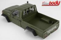 Body - 1/10 Crawler - Traxxas TRX-4 - Scale - Finished - Box - Toyota Land Cruiser 70 - Military Green