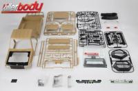 Karosserie - 1/10 Crawler - Traxxas TRX-4 - Scale - Fertig lackiert - Box - Toyota Land Cruiser 70 - Military Sand