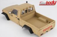 Body - 1/10 Crawler - Traxxas TRX-4 - Scale - Finished - Box - Toyota Land Cruiser 70 - Military Sand