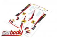 Body Parts - 1/10 Touring / Drift - Scale - Subaru BRZ R&D Sport Decal Sheet