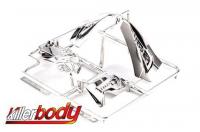 Body Parts - 1/10 Touring / Drift - Scale - Attachment Parts Chrome Subaru BRZ R&D Sport
