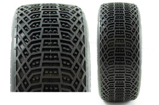 Pneus - 1/8 Buggy - I-Barrs V3 Buggy C1 (Super Soft) Pre-Mounted Yellow