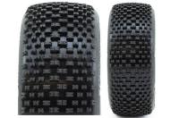 Tires - 1/8 Buggy - H-Block V2 Buggy C1 (Super Soft) Pre-Mounted Yellow