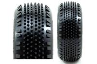 Tires - 1/8 Buggy - mounted - White wheels - STINGER v4 A2 (SOFT) (2pcs.)