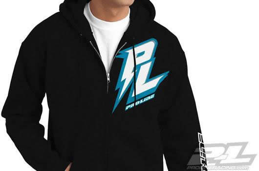 Pro-Line - PRO981301 - Jacket - Hoodie - Pro-Line Bolt Black - Small