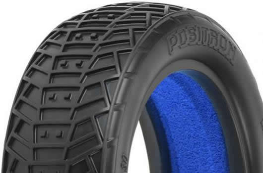 Pro-Line - PRO825703 - Pneus - 1/10 Buggy - 2WD Avant - 2.2" - Positron M4 (super soft) (2 pces)