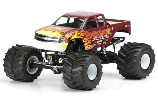 Pro-Line - PRO322900 - Body - Monster Truck - Clear - Chevy Silverado 2007 - for Solid Axle Monster Truck