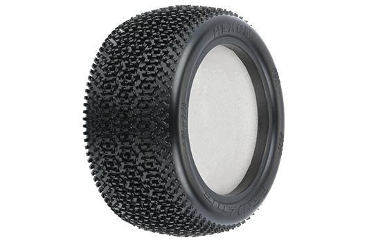 Pro-Line - PRO8292103 - Tires - 1/10 Buggy - Rear - Hexon 2.2 Z3 Carpet Buggy Rear Tires (2)
