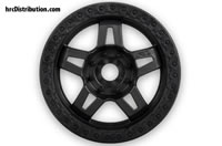 Felgen - Monster Truck - Tech 5 3.8" - 17mm Hex - Schmal (2.75") - Schwarz (2 Stk.)