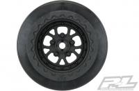 Jantes - 1/10 Short Course - Avant - 2.2"/3.0" - Pomona Drag Spec - Noir - pour Traxxas Slash 2WD Rear and Slash 4x4 (2 pcs)