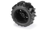Pneus - 1/10 Truck - 2.8" - montés - Jantes Raid Noir - Removable - Dumont 2.8" (2 pces) - pour Traxxas Stampede 2wd & 4wd