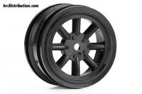 Wheels - 1/10 Touring - PROTOform VTA - Black - Front (26mm)