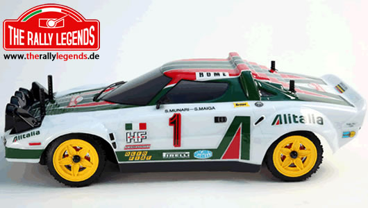 Car - 1/10 Electric - 4WD Rally - RTR - Lancia Stratos Alitalia Munari 1977