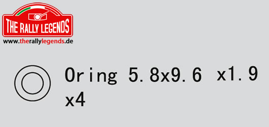 Rally Legends - EZRL2250 - Spare Part - Rally Legends - O-Rings (4 pcs)