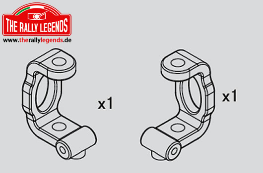 Rally Legends - EZRL2203 - Pièce détachée - Rally Legends - Etriers 4° G/D (2 pcs)