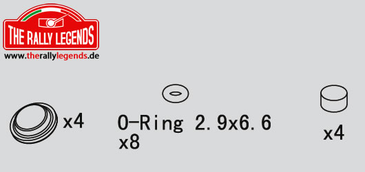 Rally Legends - EZRL2256 - Ersatzteil - Rally Legends - Stossdämpfer Teile (O-rings) (4 pcs)