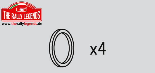 Rally Legends - EZRL2246 - Spare Part - Rally Legends - Differential O-Rings (4 pcs)