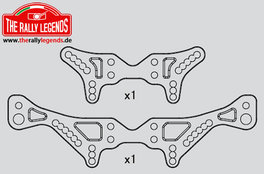 Rally Legends - EZRL2214 - Spare Part - Rally Legends - Shock Tower