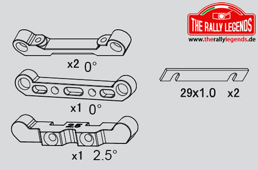 Rally Legends - EZRL2358 - Spare Part - Rally Legends - Pivot Blocks