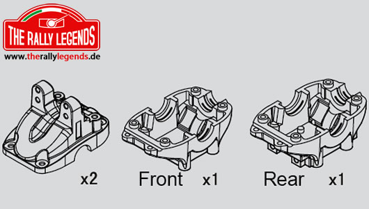 Rally Legends - EZRL2359 - Spare Part - Rally Legends - Differential Box