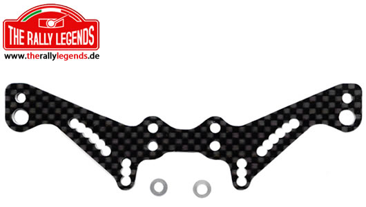 Rally Legends - EZRL2284 - Spare Part - Rally Legends - Carbon Fiber Rear Shock Tower