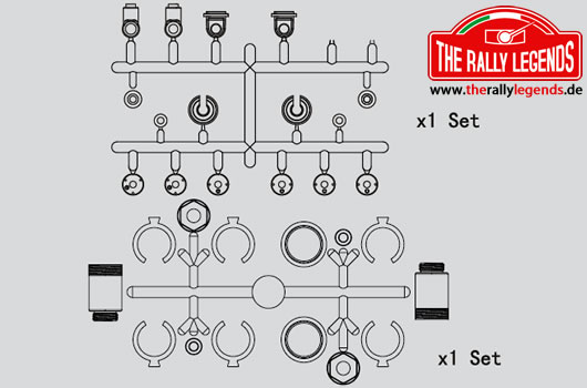 Rally Legends - EZRL2216 - Spare Part - Rally Legends - Shock Parts
