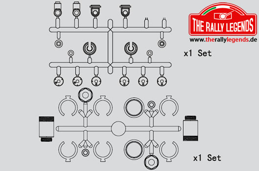 Rally Legends - EZRL2216 - Spare Part - Rally Legends - Shock Parts