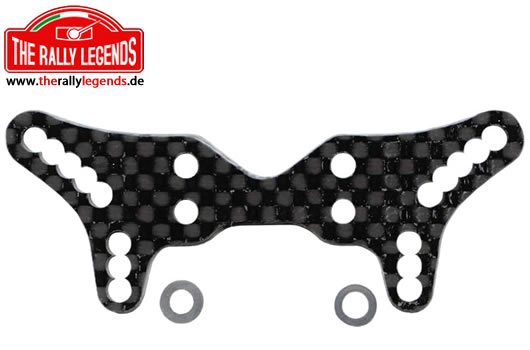 Rally Legends - EZRL2283 - Spare Part - Rally Legends - Carbon Fiber Front Shock Tower