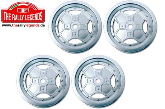 Rally Legends - EZRL2068 - Wheels - 1/10 Rally - Fiat 131 (4 pcs)