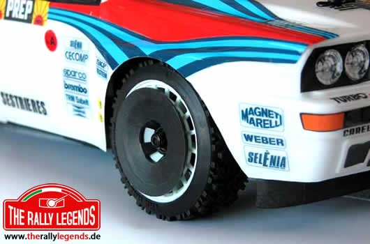 Auto - 1/10 Elettrico - 4WD Rally - RTR - Lancia Delta Integrale Rosso