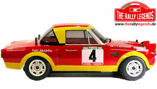 Car - 1/10 Electric - 4WD Rally - RTR - Fiat 124 Abarth 1975