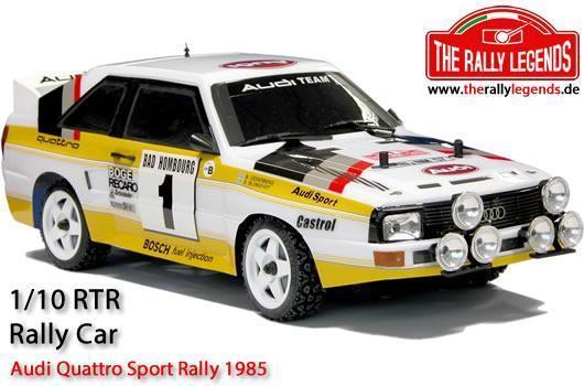 Rally Legends - EZRL004 - Car - 1/10 Electric - 4WD Rally - RTR - Audi Quattro Sport Rally 1985