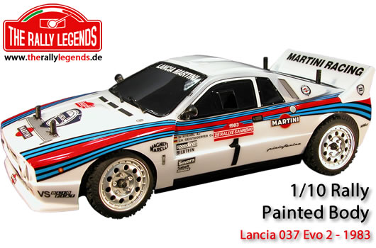 Rally Legends - EZRL2434 - Body - 1/10 Rally - Scale - Painted - Lancia 037 EVO 2