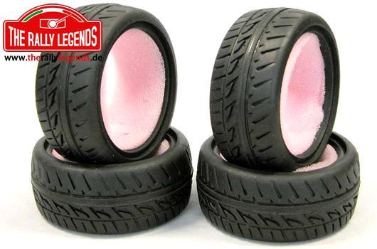 Rally Legends - EZRL3041 - Pneus - 1/10 Touring - TMR 26mm (4 pcs)