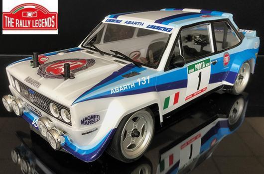 Rally Legends - EZRL135 - Auto - 1/10 Elettrico - 4WD Rally - RTR - Fiat 131 Abarth rally WRC RTR