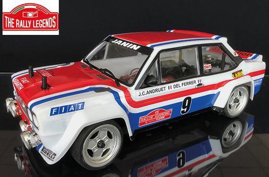 Rally Legends - EZRL137 - Auto - 1/10 Electrique - 4WD Rally - RTR - Fiat 131 Abarth Fiat France RTR