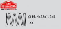 Ersatzteil - Rally Legends - Stossdämpferfeder (5 - 1.2mm) (2 pcs)