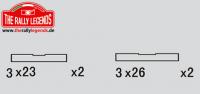 Ersatzteil - Rally Legends - Gelenkachsen 3X26/3X23mm (4 pcs)
