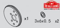 Spare Part - Rally Legends - Motor Plate for brushless motors