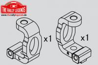 Option Part - Rally Legends - Aluminium C-Hub (2 pcs)