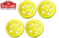 Jantes - 1/10 Rally - Stratos - Jaunes (4 pcs)