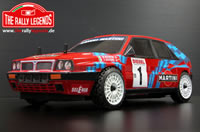 Auto - 1/10 Electrique - 4WD Rally - RTR - Lancia Delta Integrale Rouge
